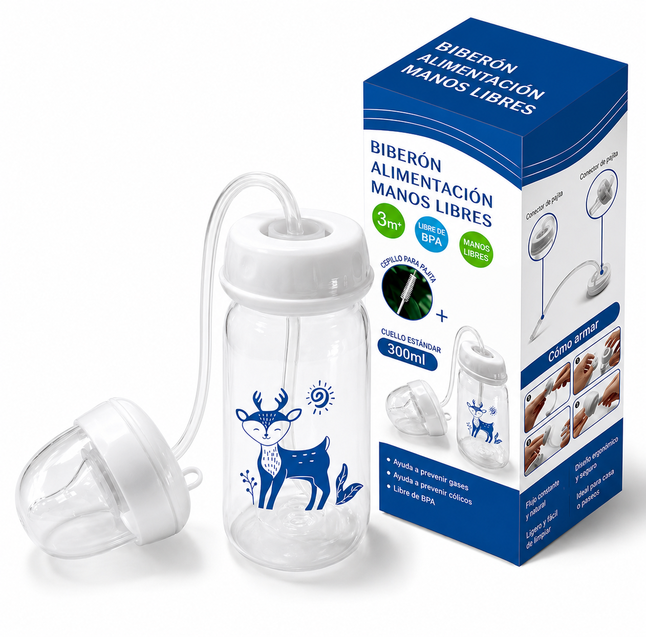 BibeandLove Biberón 3en1 (240ml)